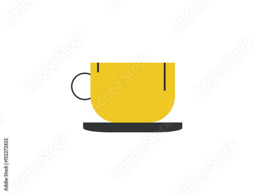 Flat vector drink cup 