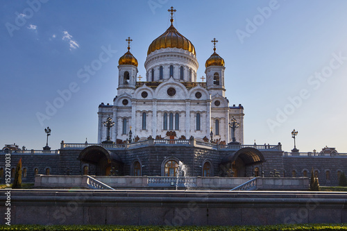 Christ the redeemer cathedral in the center of Moscow