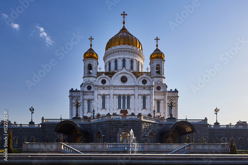 Christ the redeemer cathedral in the center of Moscow