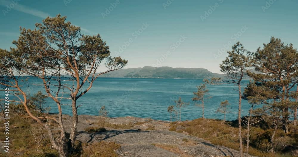 Epic Pan Along A Norwegian Fjord - Cinematic Style Epic Pan Along A Norwegian Fjord - Cinematic Style
