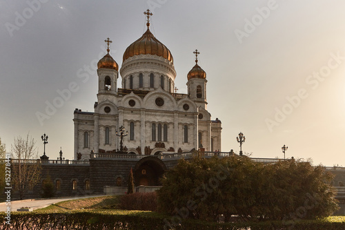 Christ the redeemer cathedral in the center of Moscow