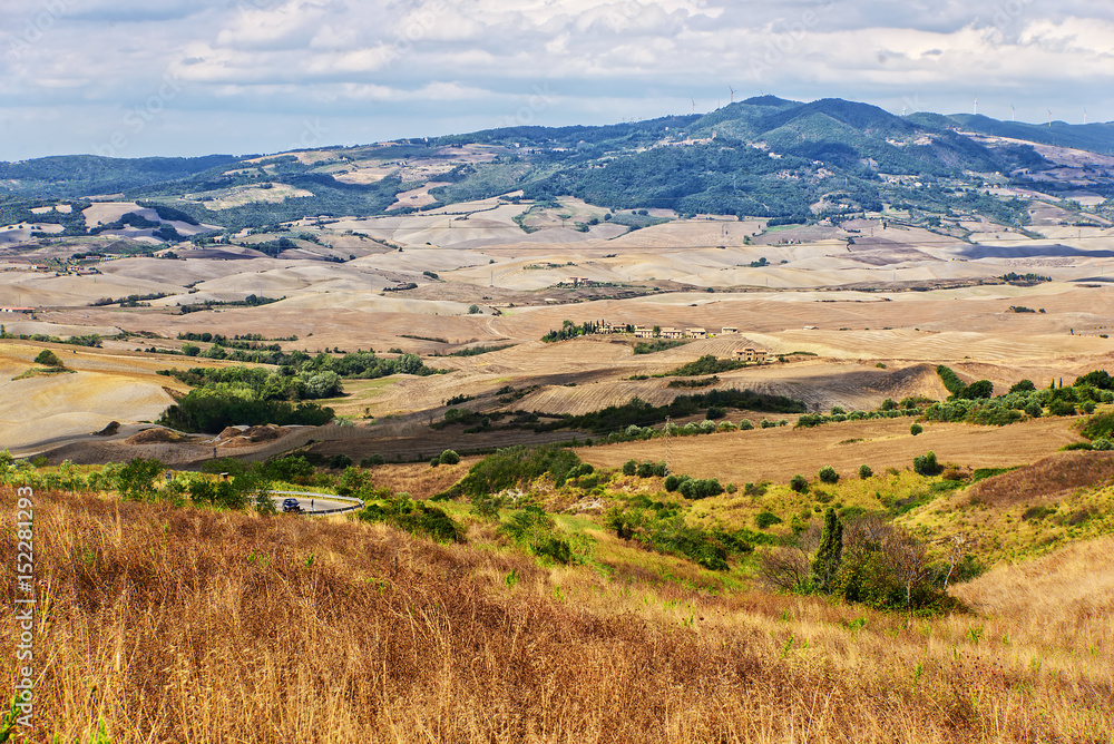 Obraz premium Toskana Feld Panorama Apennin