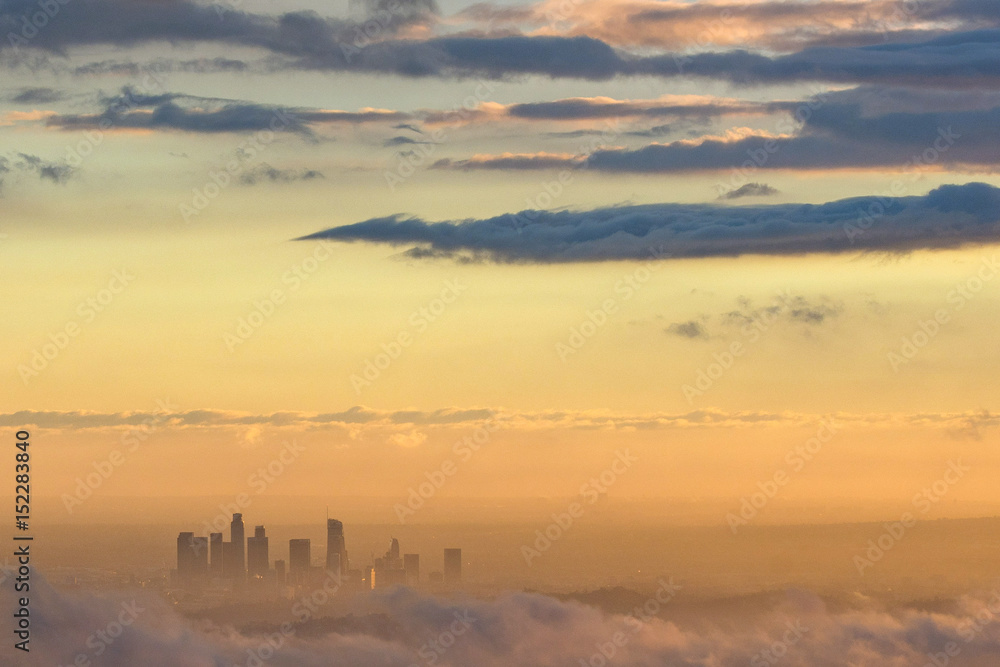 Fototapeta premium LA Skyline Dreams