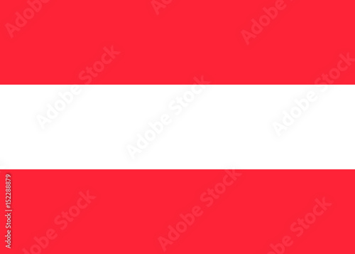 austria national flag. vector illustration