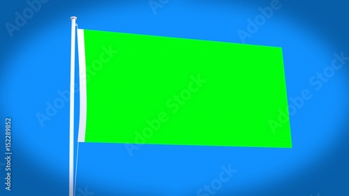 the flag of green