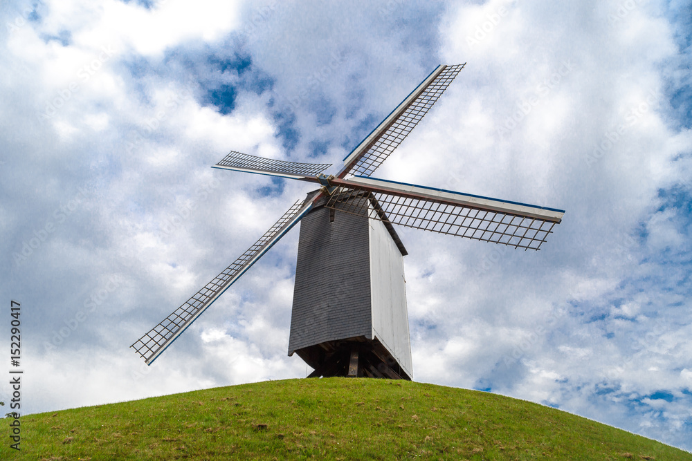 Obraz premium Historical Windmill in Brugge
