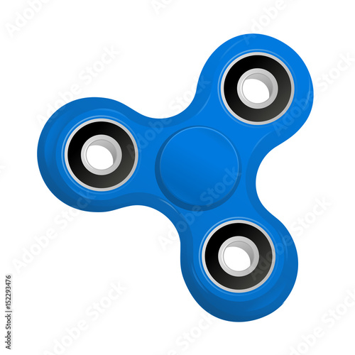 Hand spinner flat vector illustration