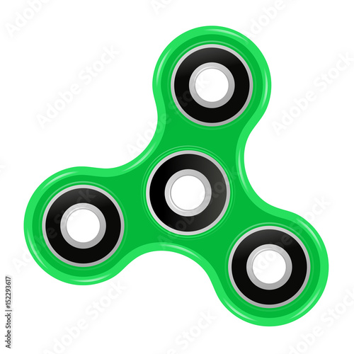 Hand spinner flat vector illustration