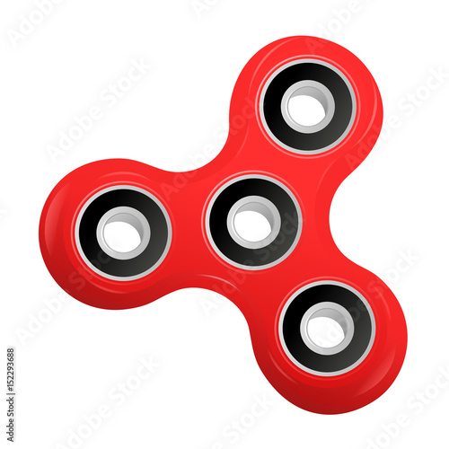 Hand spinner flat vector illustration