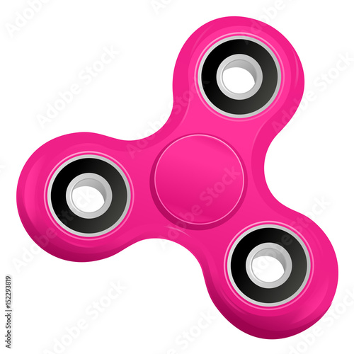 Hand spinner flat vector illustration
