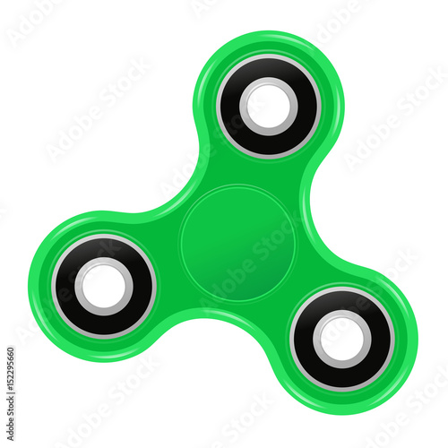 Hand spinner flat vector illustration