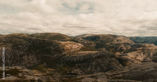 The Preikestolen, Norway - Cinematic Style photo