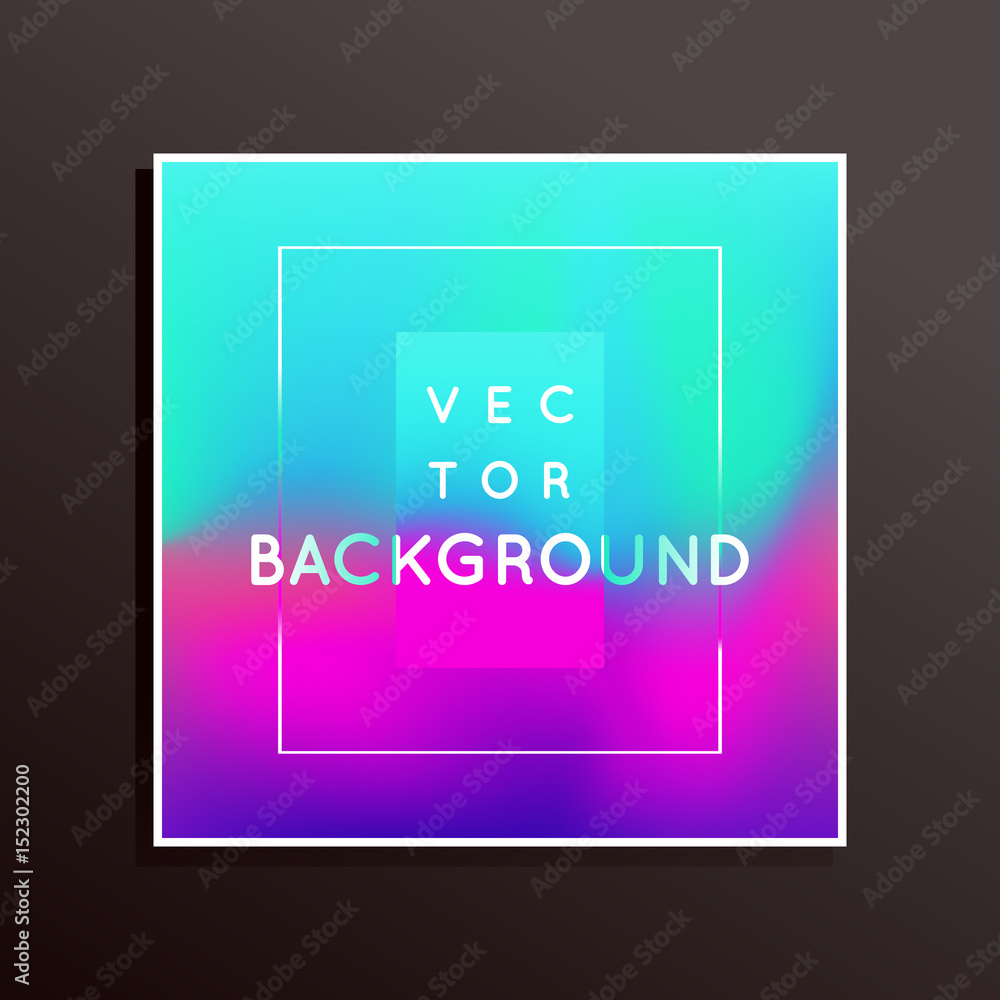 Vector design template and illustration in trendy bright gradient colors Vector design template and illustration in trendy bright gradient colors