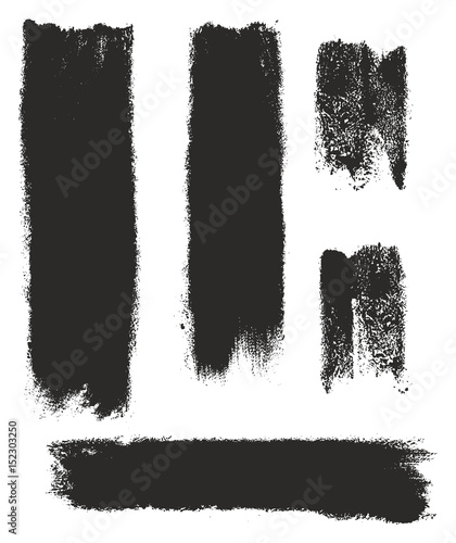 Paint Roller Strokes Vector Patterns & Vector Backgrounds Set 05