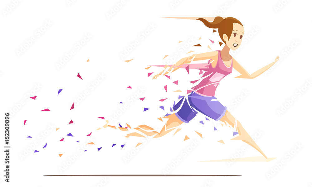 Woman Runner Metafan Concept Woman Runner Metafan Concept