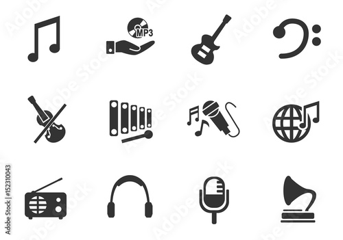music icon set