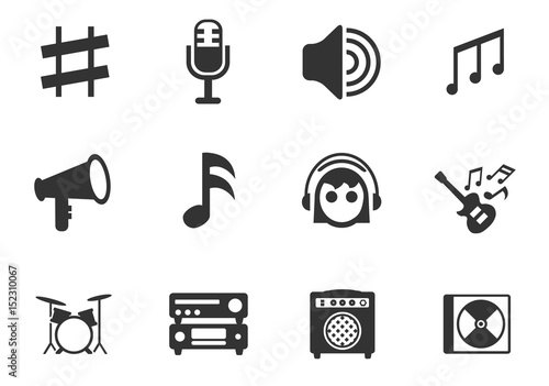 music icon set