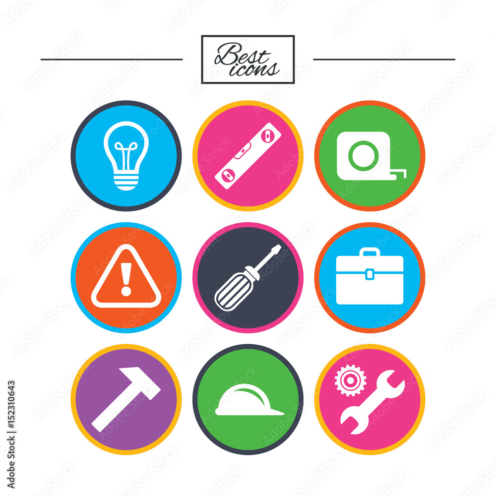 Repair, construction icons. Engineering signs. Repair, construction icons. Engineering signs.