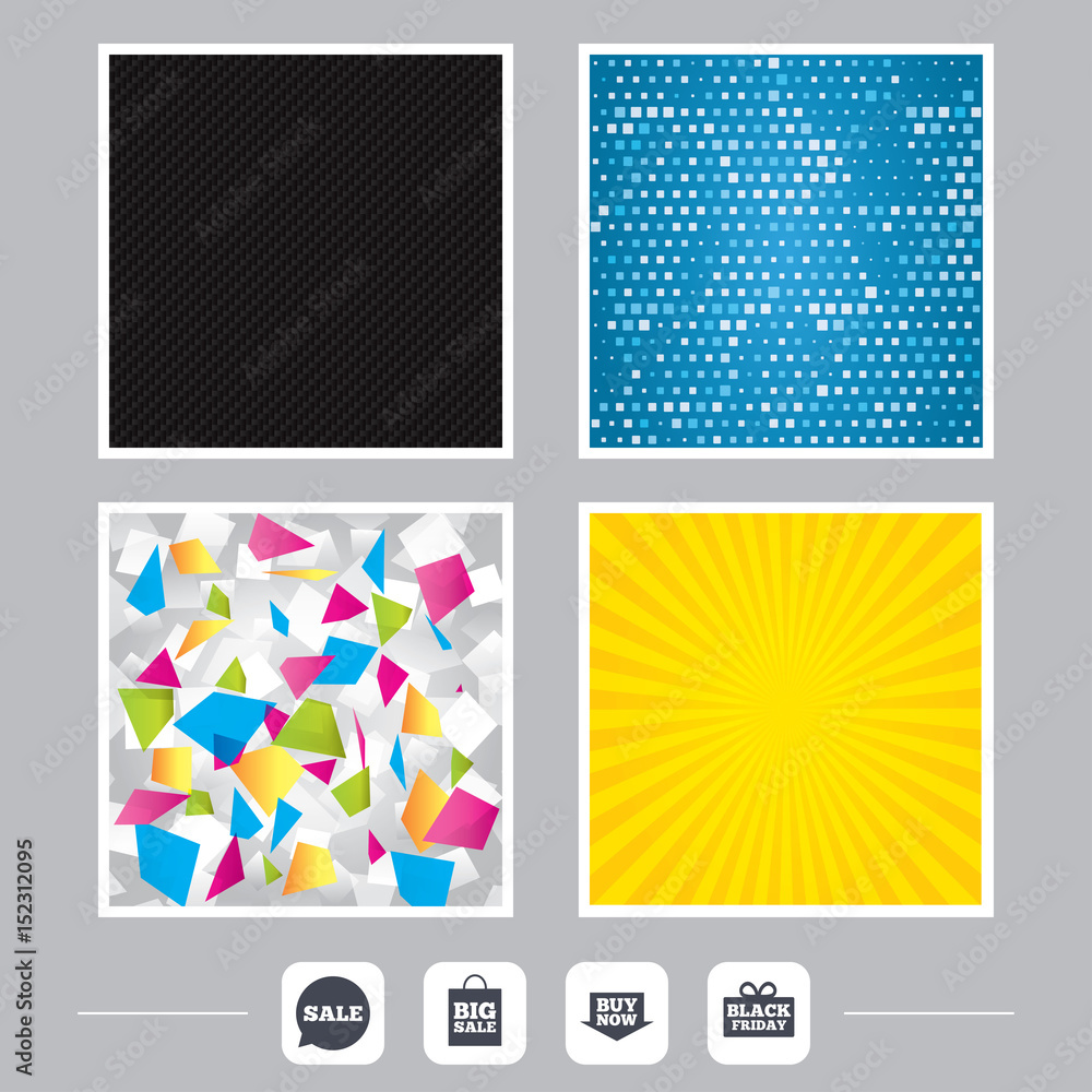 Sale speech bubble icons. Buy now arrow symbol. Sale speech bubble icons. Buy now arrow symbol.