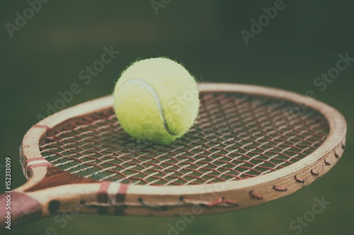 Vintage tennis racket