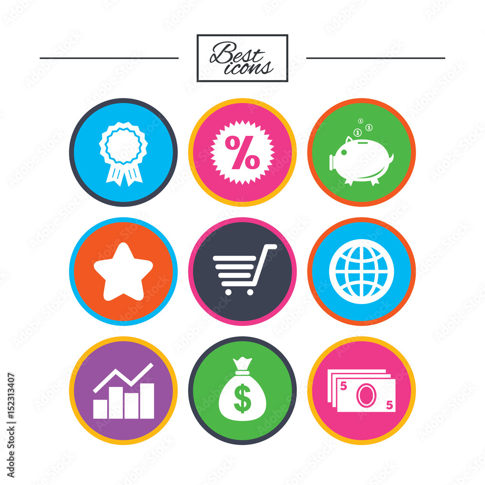 Online shopping, e-commerce and business icons. Online shopping, e-commerce and business icons.