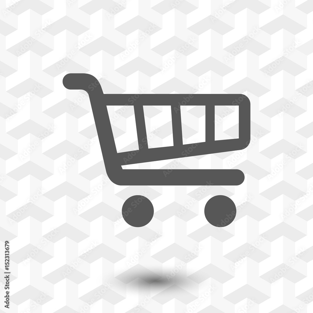 shopping cart icon stock vector illustration flat design shopping cart icon stock vector illustration flat design