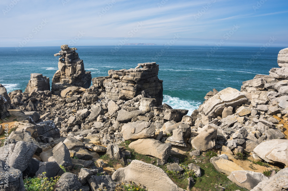 The coast of Atlantic ocean