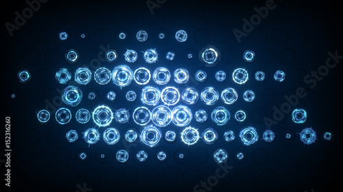 Abstract futuristic pattern...