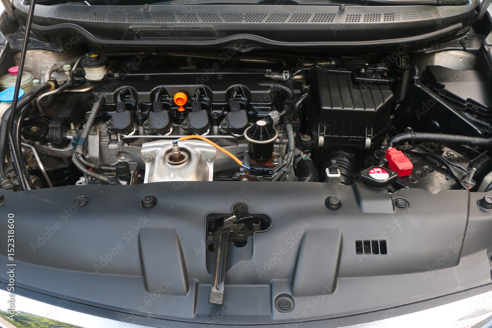 Fototapeta premium Engine machine car ,Automotive industrial part