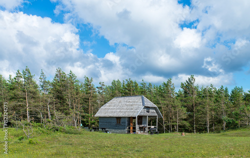 Small country house in forest. Jurkalne, Latvia © PTK