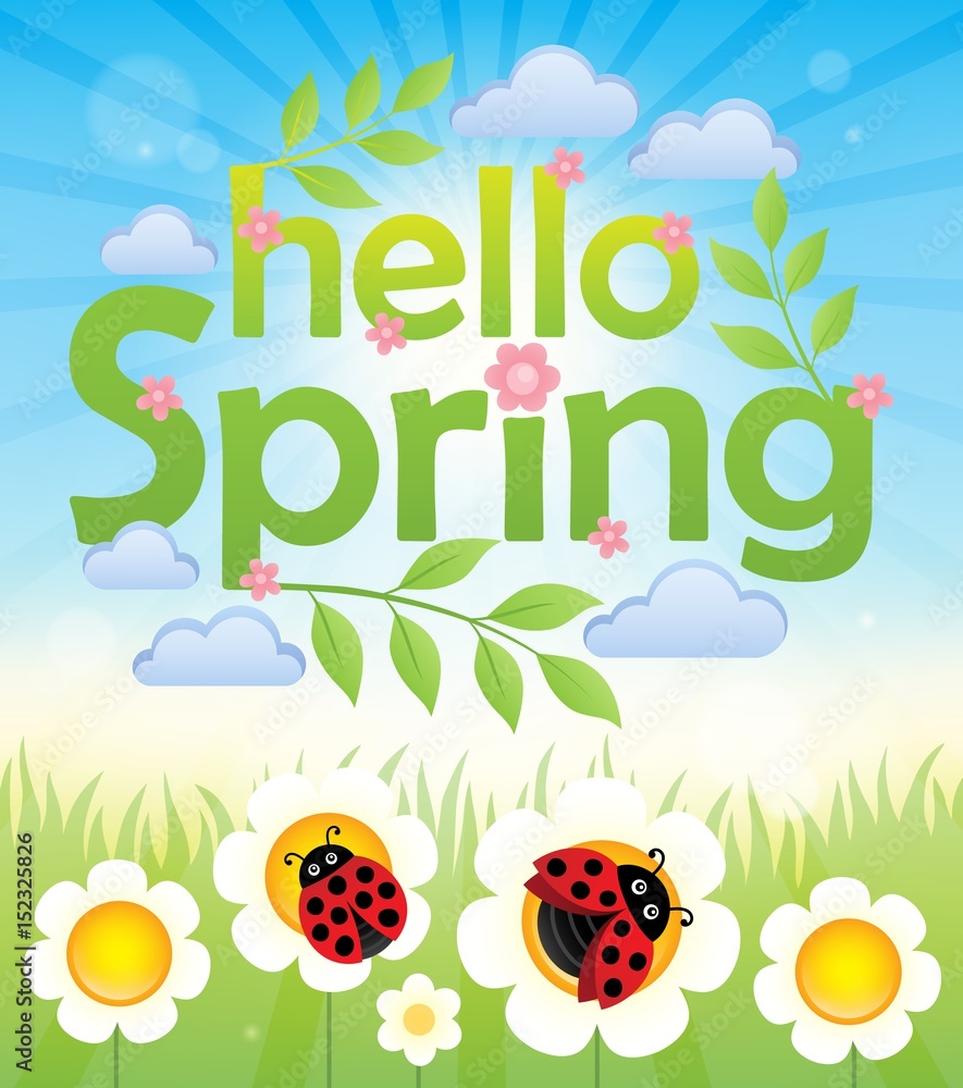 Hello spring theme image 6