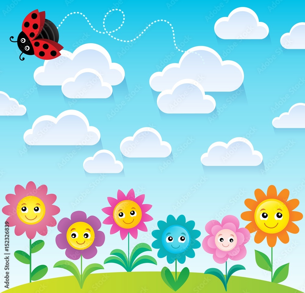 Spring topic background 9