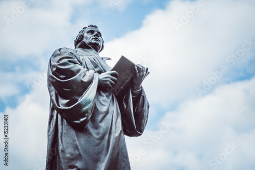 Konstfotografi Martin Luther Denkmal Anger Erfurt neu restauriert