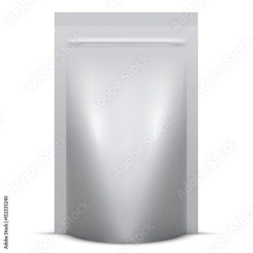 Blank soft standing packaging with zip lock