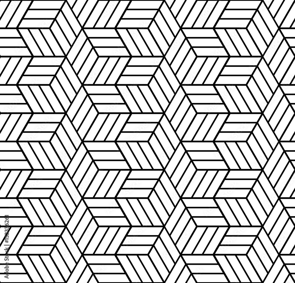 Abstract mosaic in geometric style