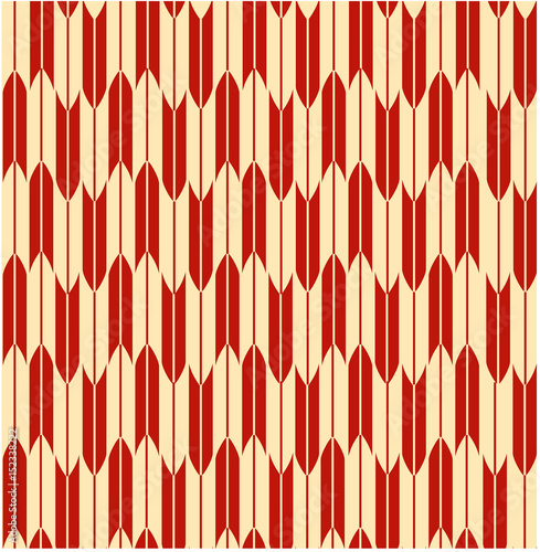 geometric seamless pattern based on japanese traditional ornament Yagasuri. Vector illustration