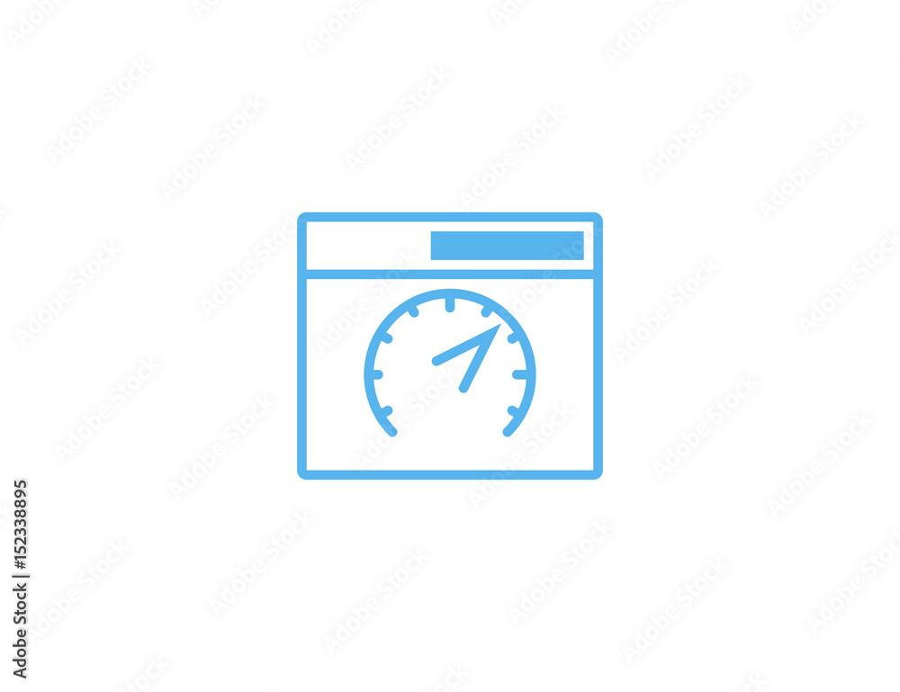 Flat vector web dashboard software meter tool Flat vector web dashboard software meter tool