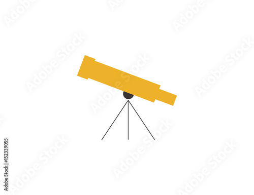 Flat telescope science instrument