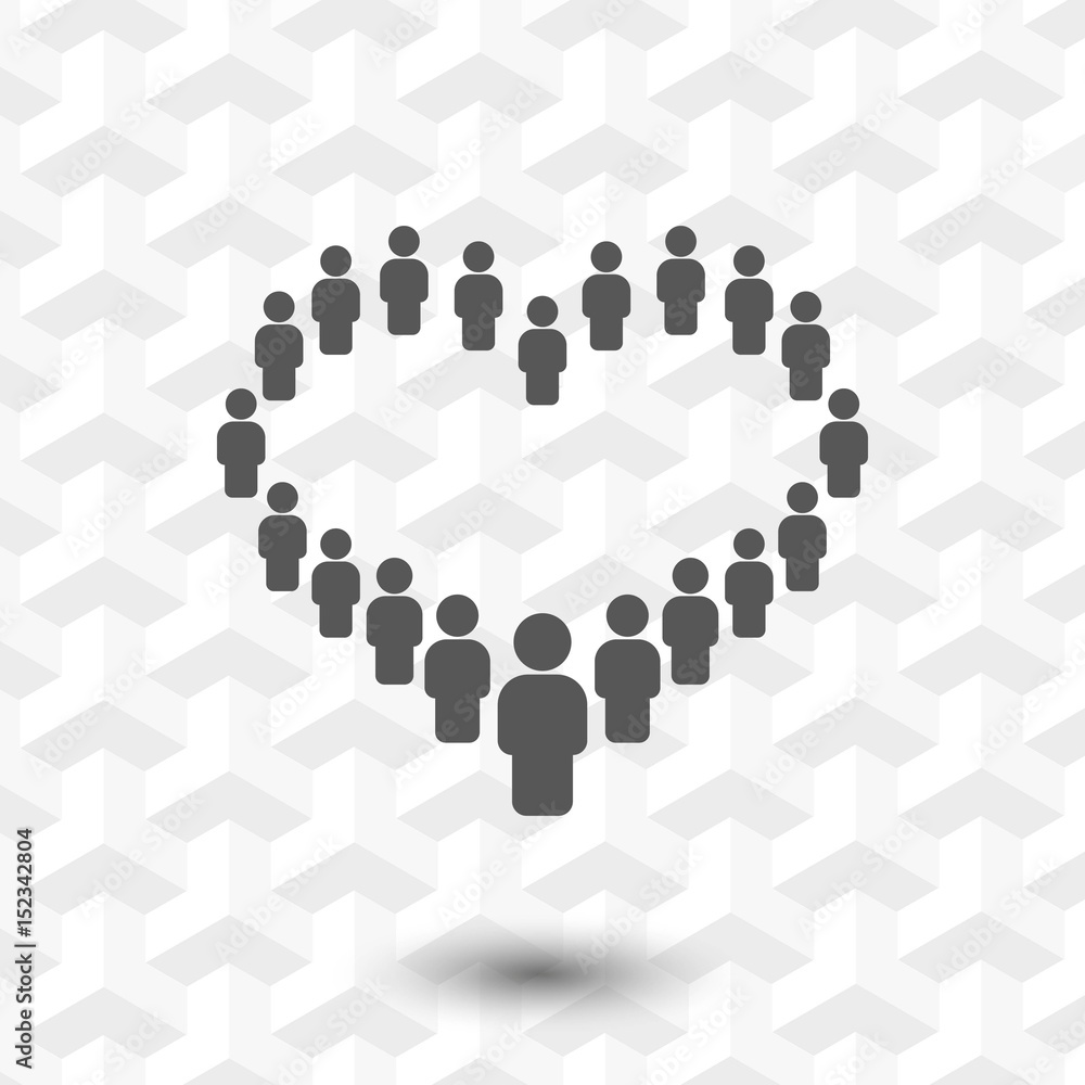 heart icon stock vector illustration flat design heart icon stock vector illustration flat design