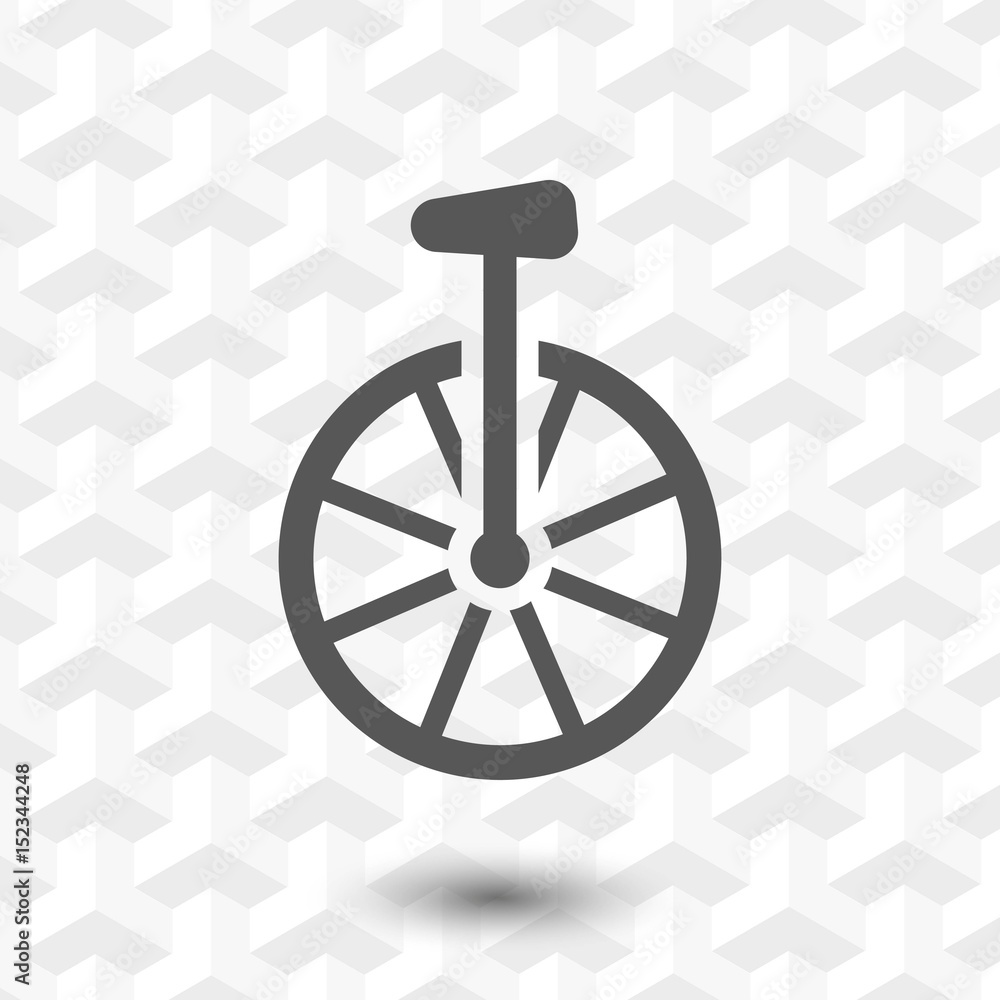 unicycle icon stock vector illustration flat design unicycle icon stock vector illustration flat design