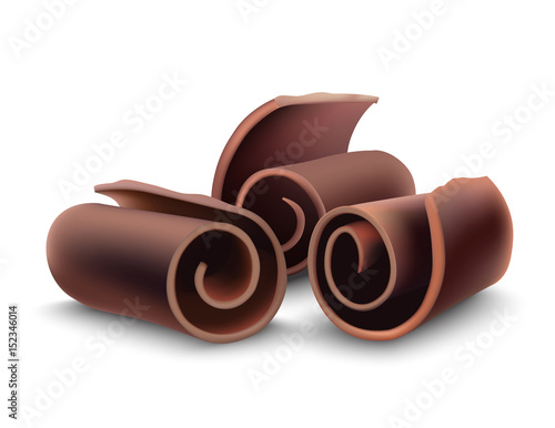 chocolate shaving curl