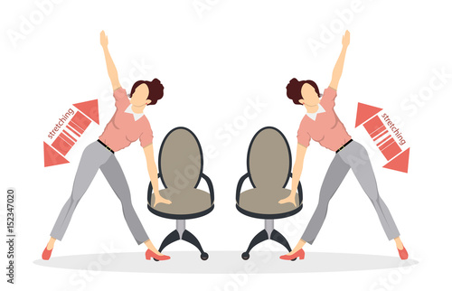 Sport exercises for office.