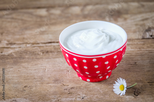 Skyr Joghurt Quark in einer Schale