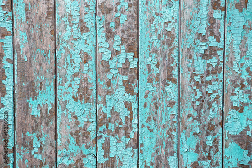Vintage wood background with peeling paint © nata_zhekova