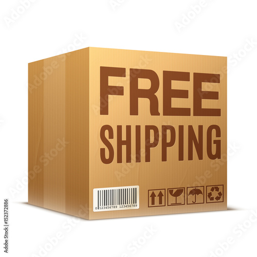 Free Shipping Cardboard Box