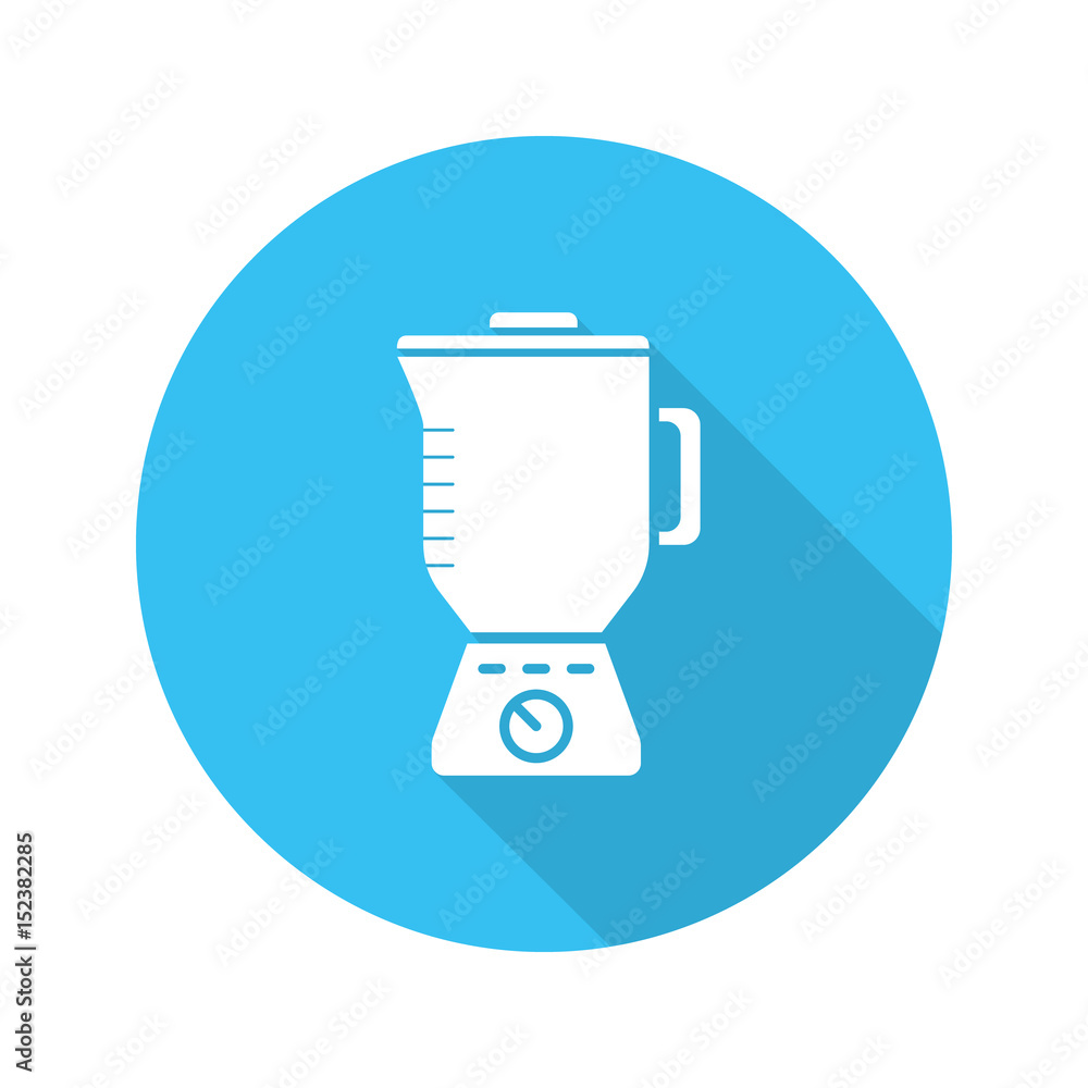 Blender flat design long shadow icon