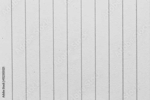 White paper stripe of notebook surface.