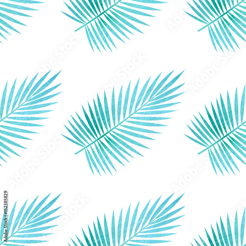 Pattern with palm leaves
