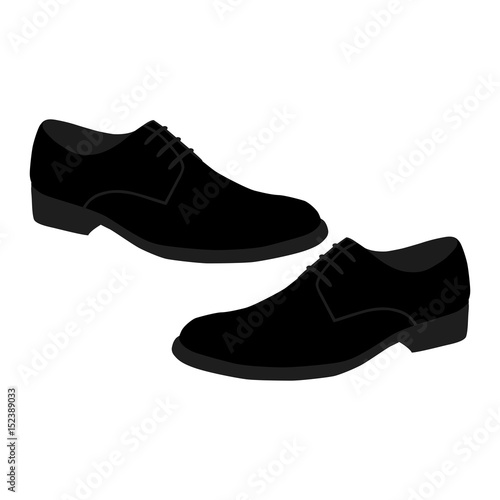 Men's shoes isolated.