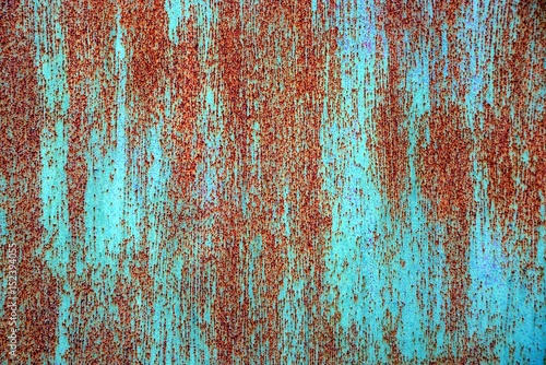 Ржавая текстура железа старой металлической стены